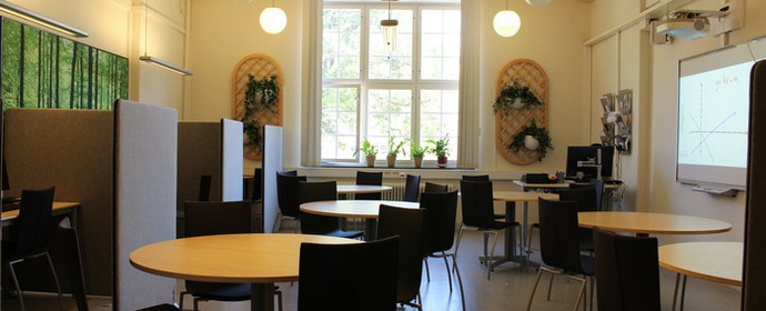 Bild på studiehallen på Vux i12.