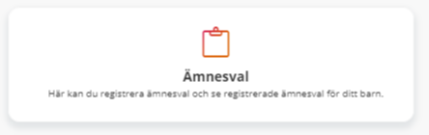 Ämnesval