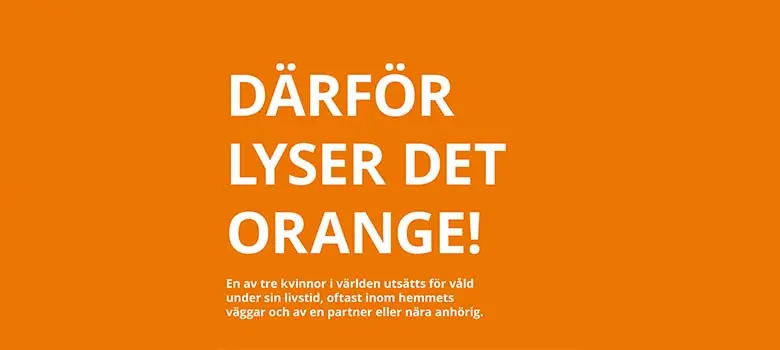 Orange är en optimistisk färg.