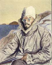 Självporträtt Albert Engström