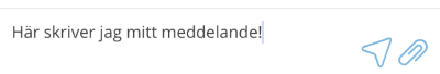 Meddelanden här skriver jag ditt meddelande