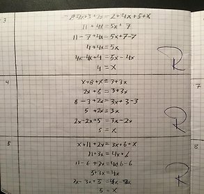 bild på algebra