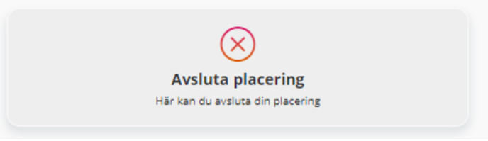 Avsluta plats